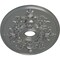 Ekena Millwork Alexa Ceiling Medallion (Canopies up to 5 5/8"), 30 3/4"W x 21 1/4"H x 3 7/8"ID x 1 5/8"P, Silver CM21X30ALSLS - alternate 4